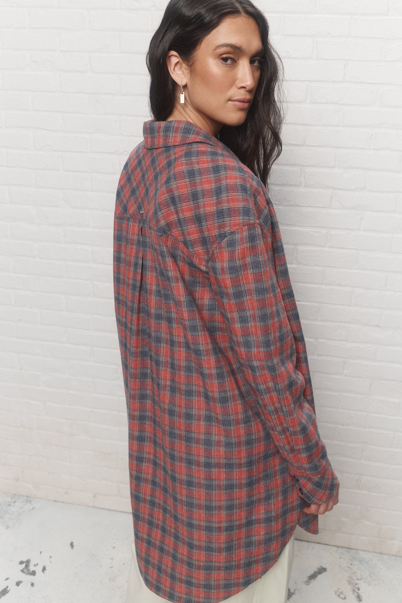 Roe Chemise rouge à carreaux JOELLE Collection