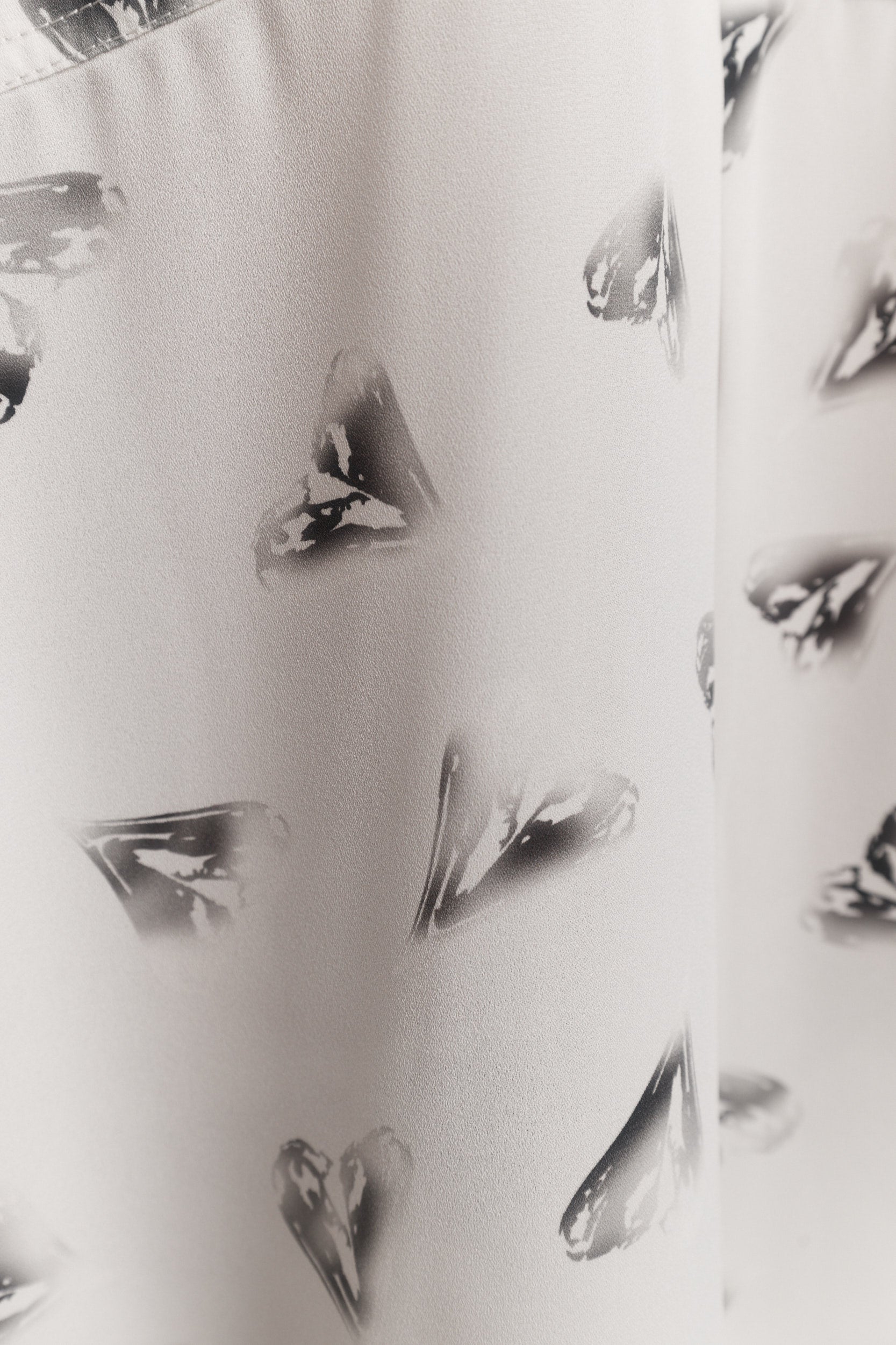 Roel | Chemise blanche imprimé cœur