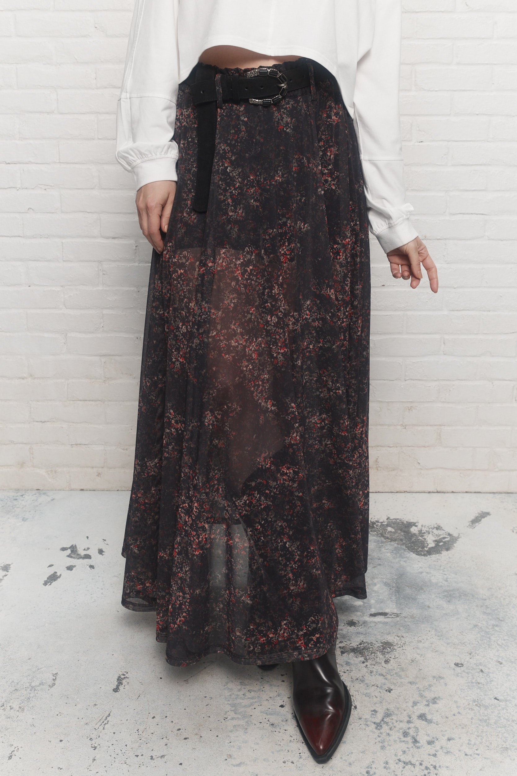 Bestine | Jupe maxi fleurie