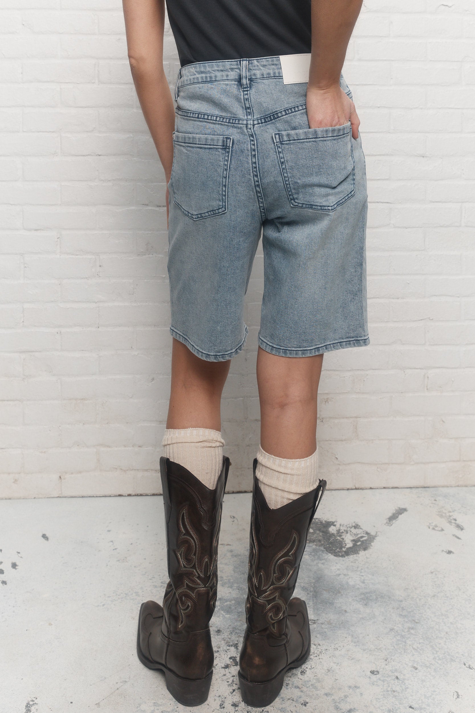 Jonathan Short bermuda bleu délavé JOELLE Collection