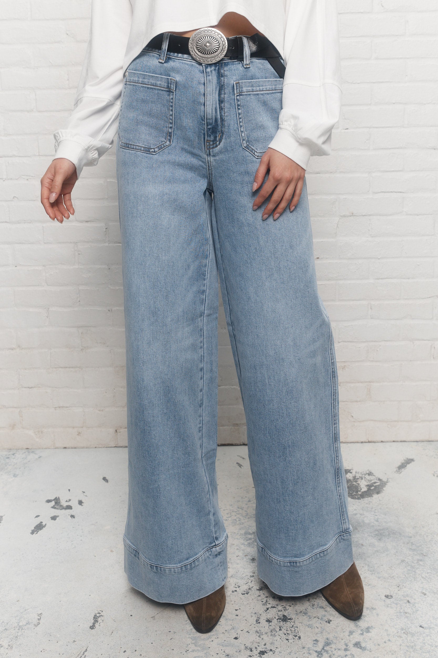 Sonny | Jean indigo délavé