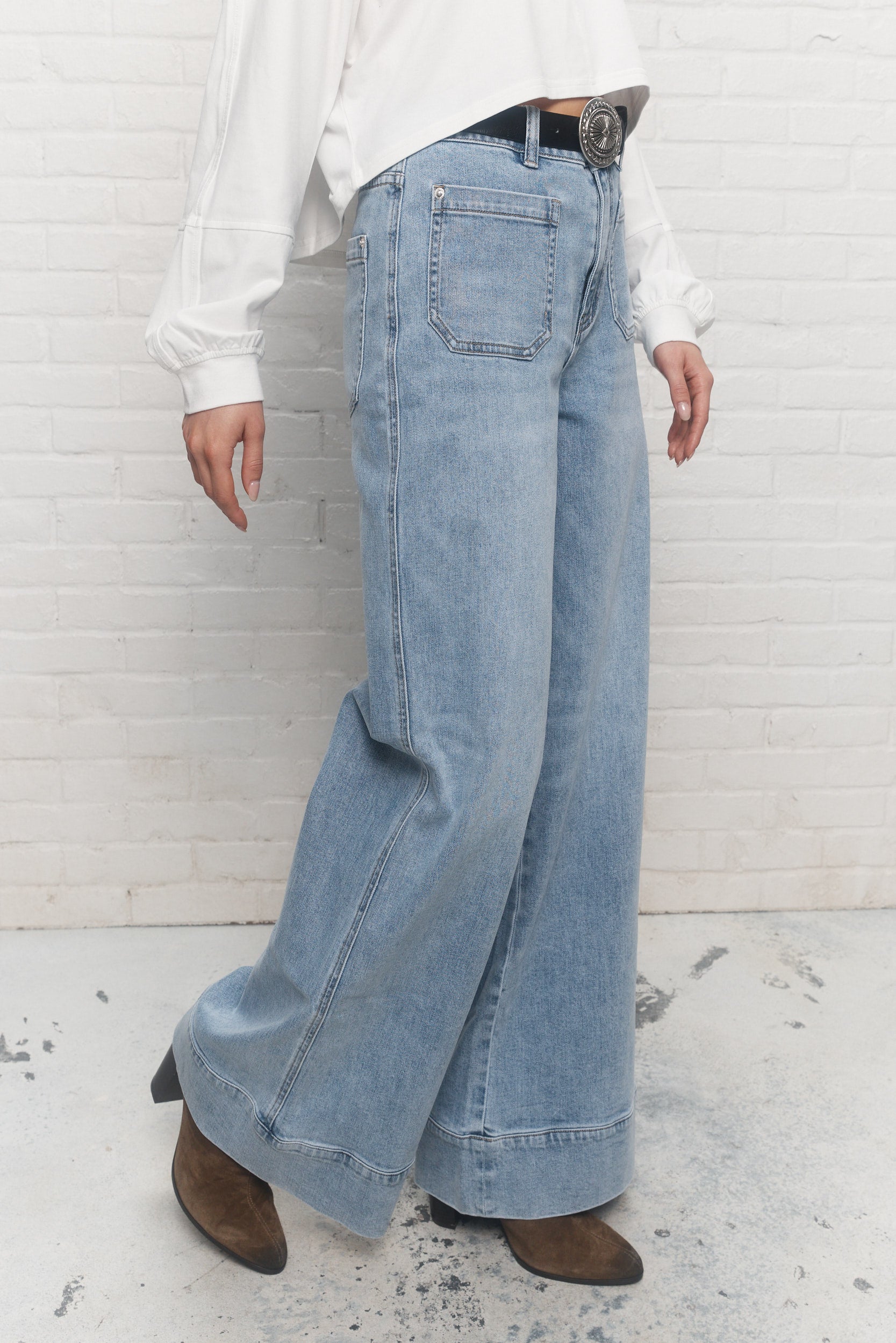 Sonny | Jean indigo délavé