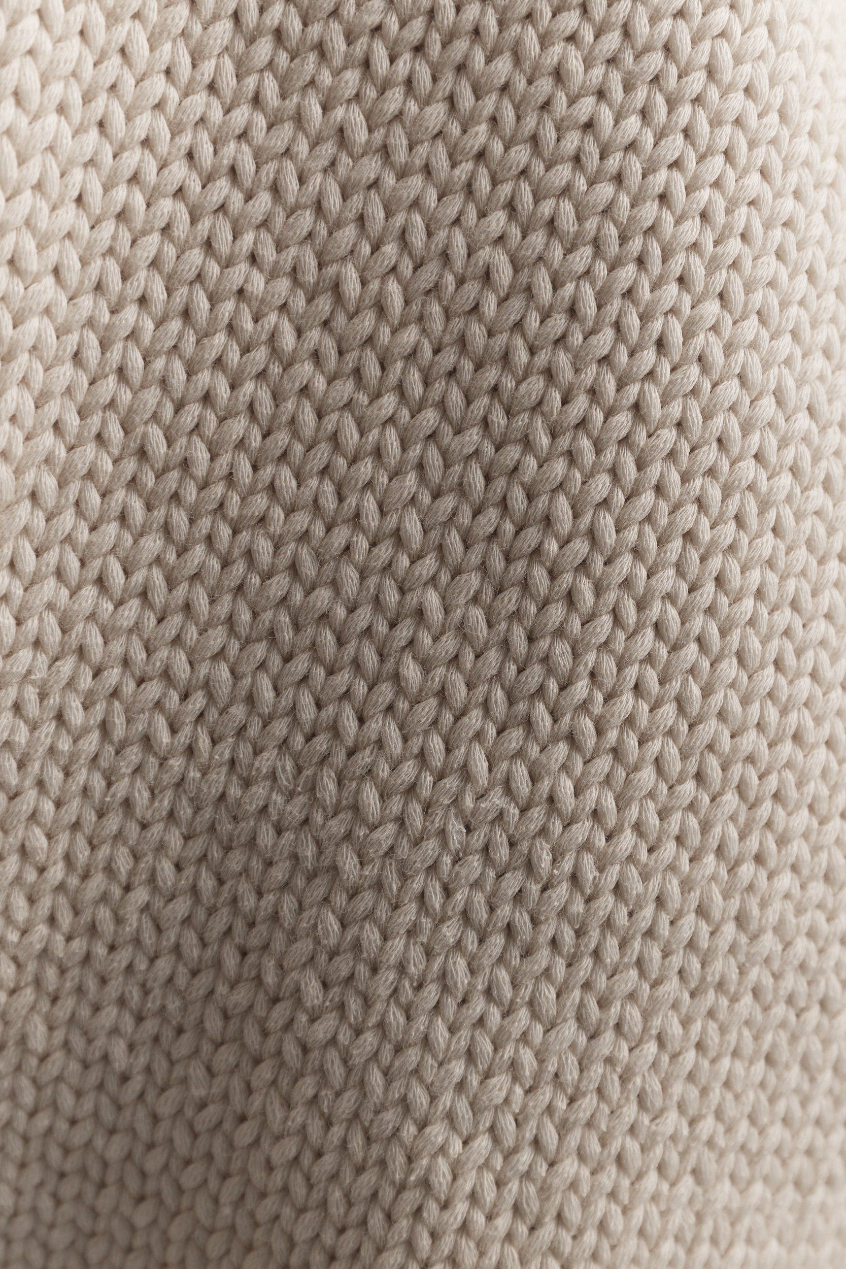 Donatella | Veste tricot crème à capuchon