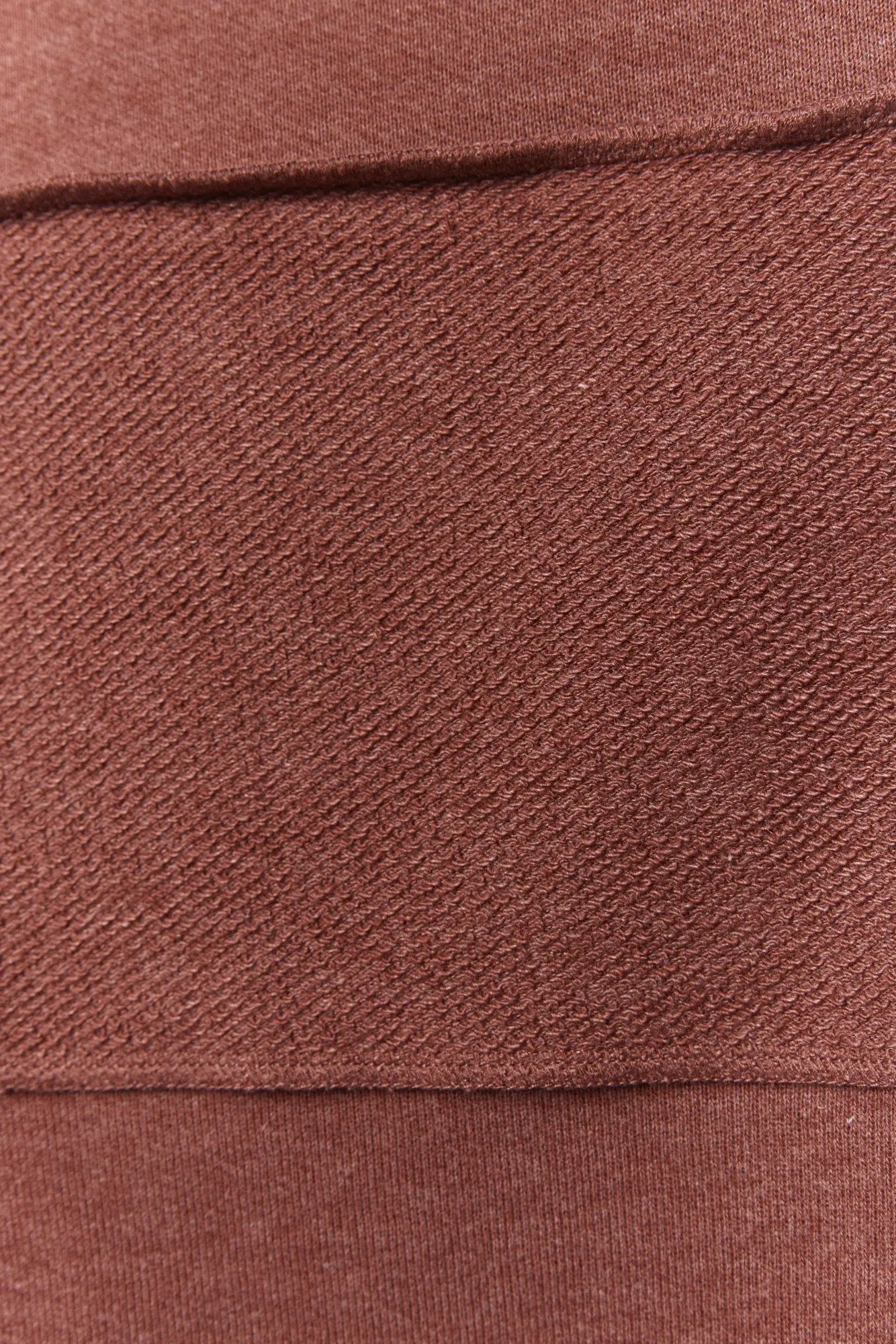 Chandail marron-rouge écourté | Fulton JOELLE Collection