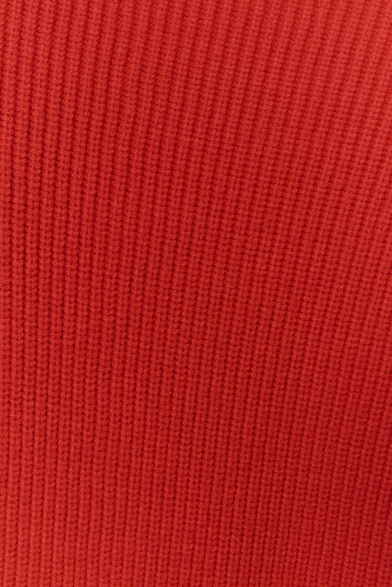 Robe tricot rouge longue encolure bateau | Jua
