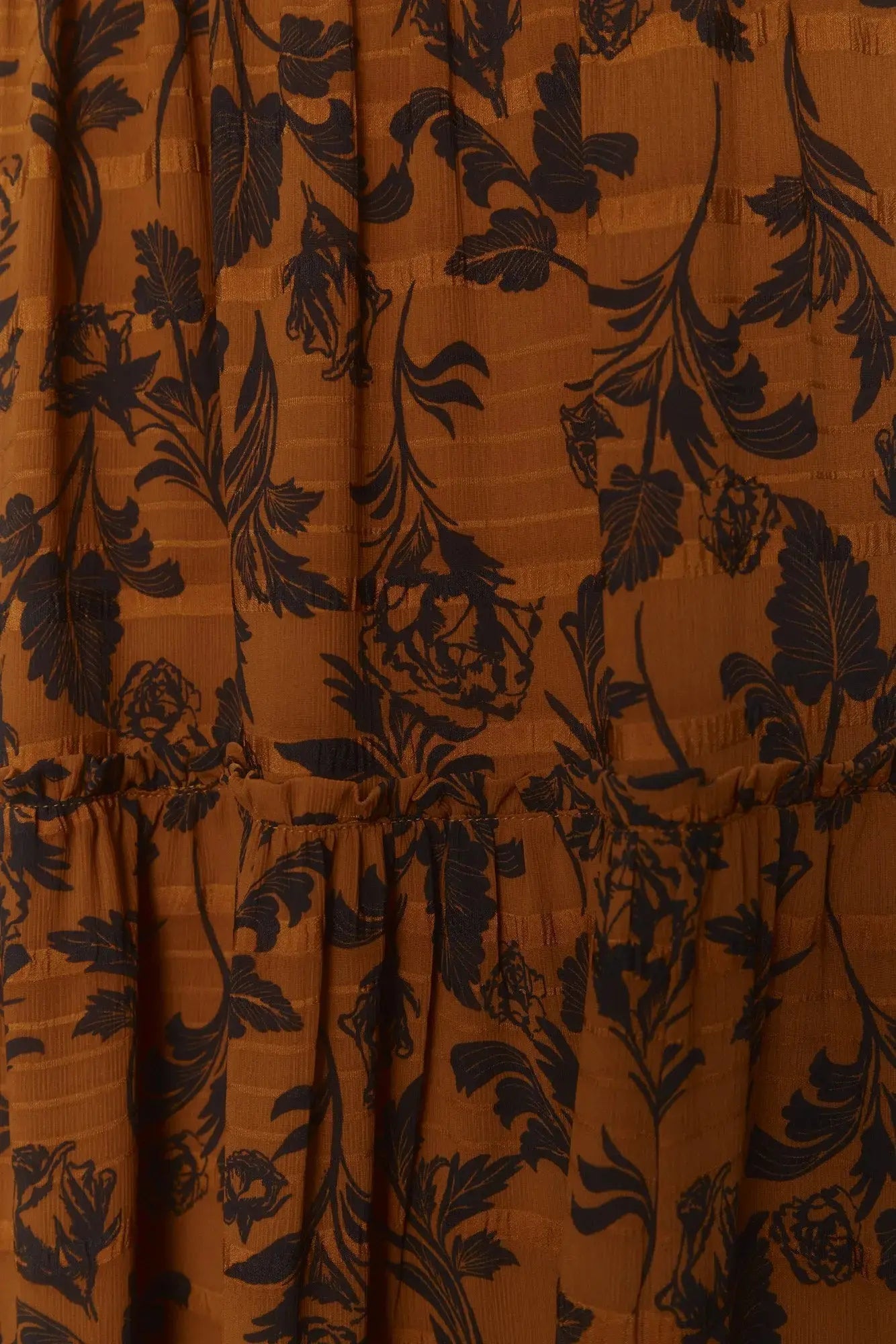 Lexie | Robe longue jaune à imprimé floral