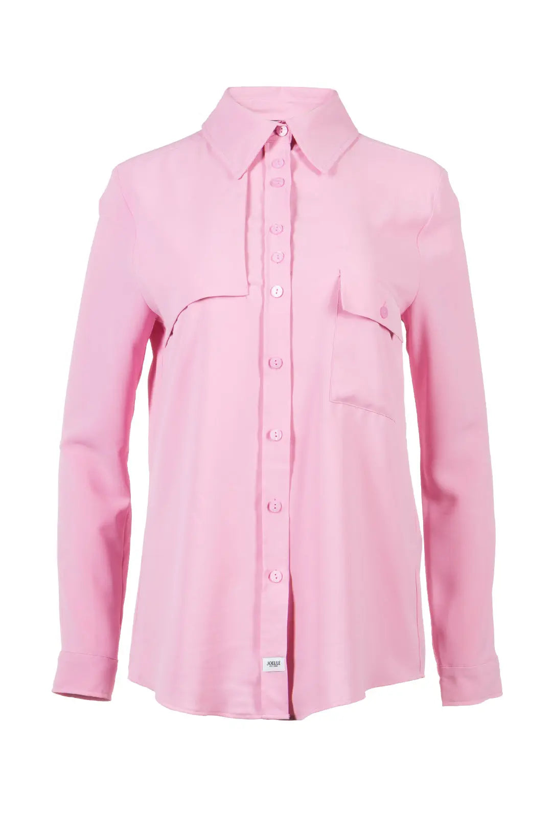 Chemise rose semi-ajustée | Thomas JOELLE Collection