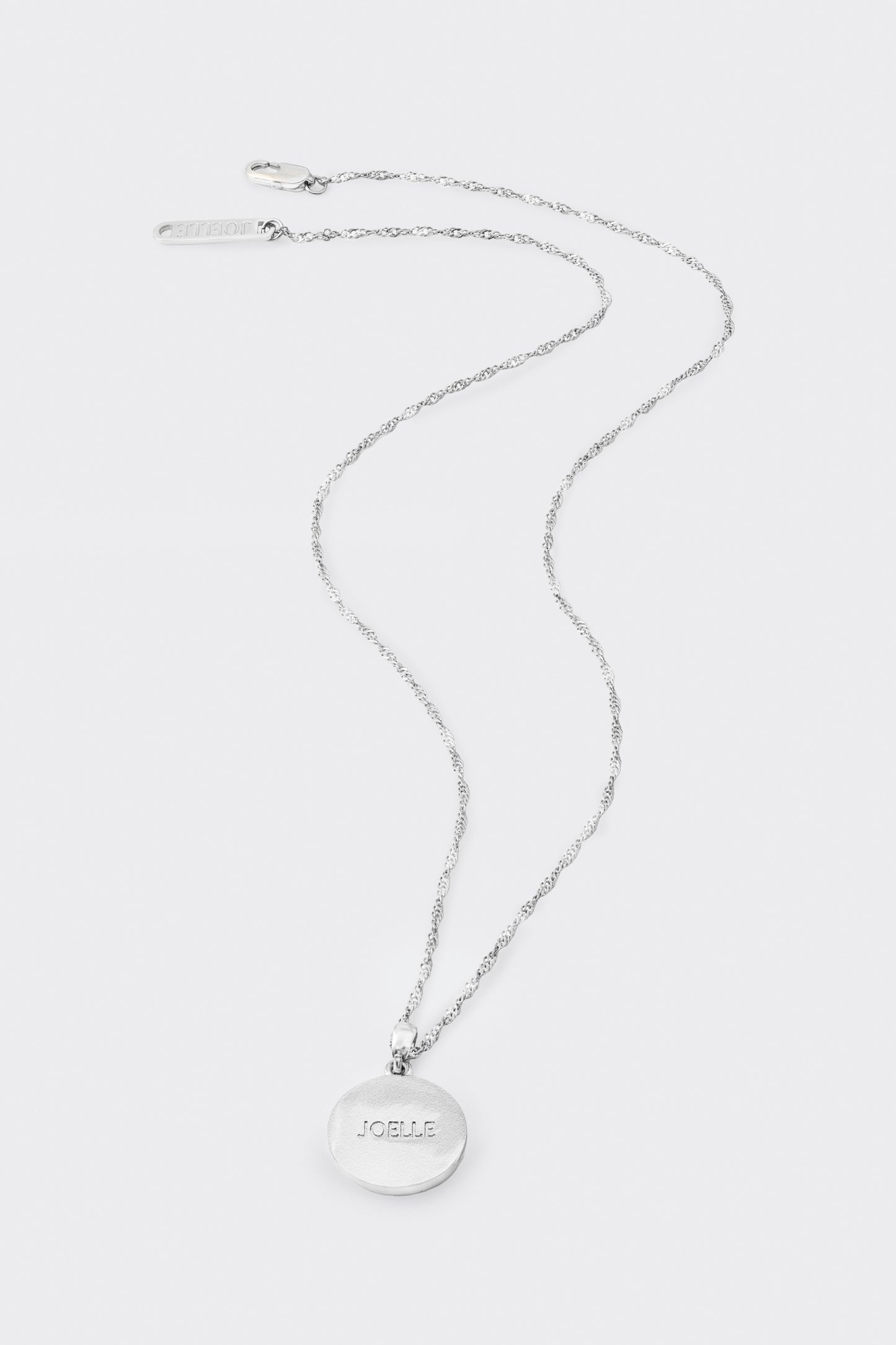 Brushed Silver Pendant Necklace | Torqui
