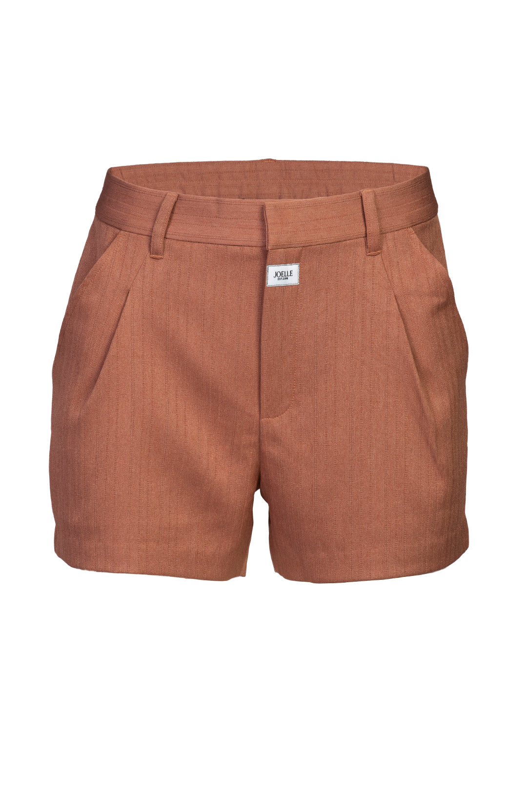 Pink-brown tailored shorts | Brooklyn
