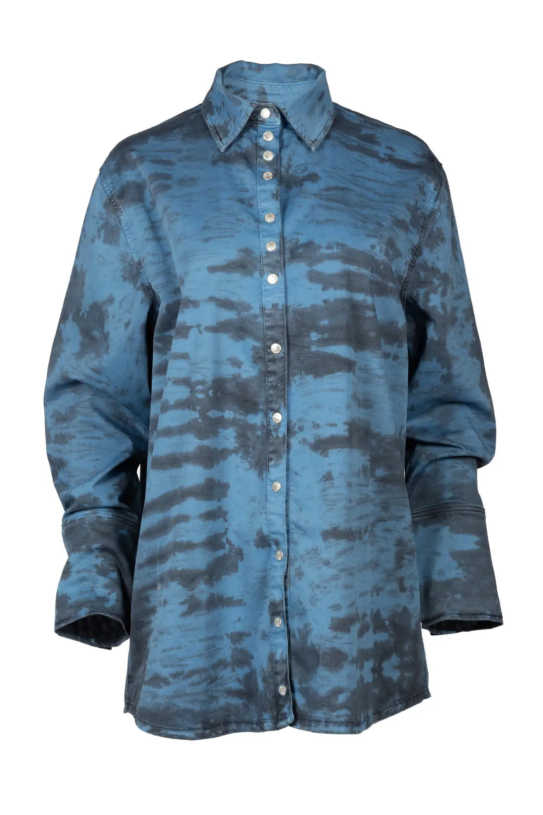 Chemise en jeans bleue tie-dye | Valentine JOELLE Collection