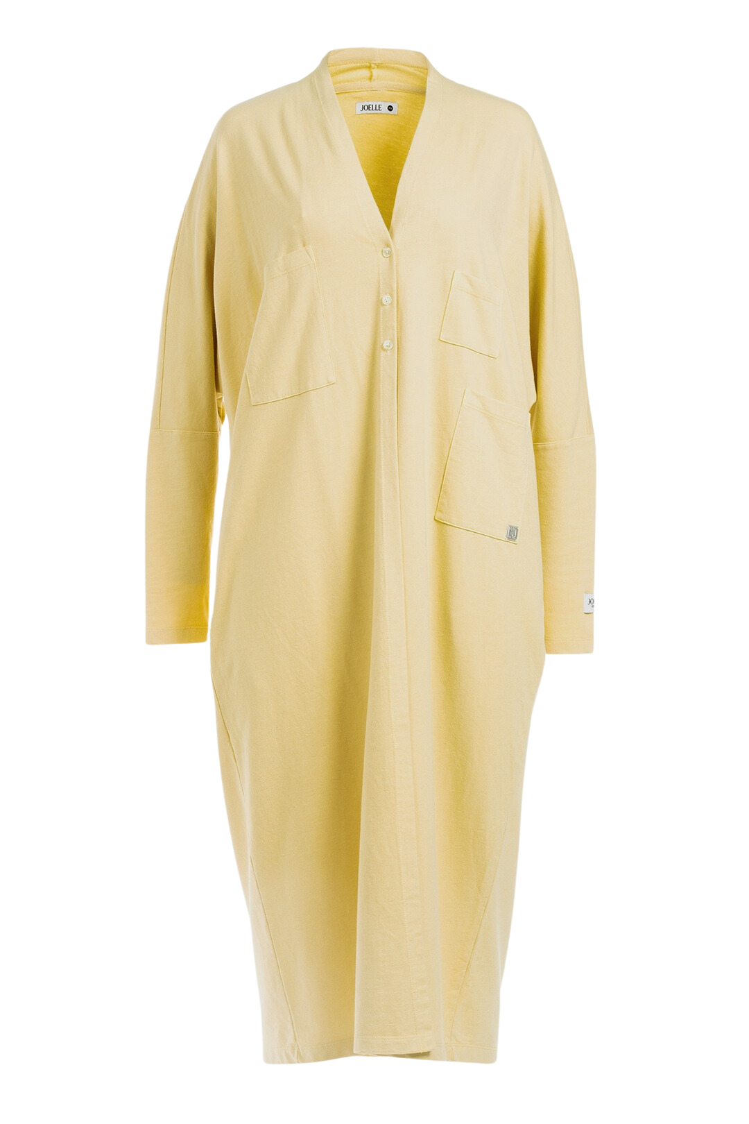 Long yellow knitted jacket | Christ