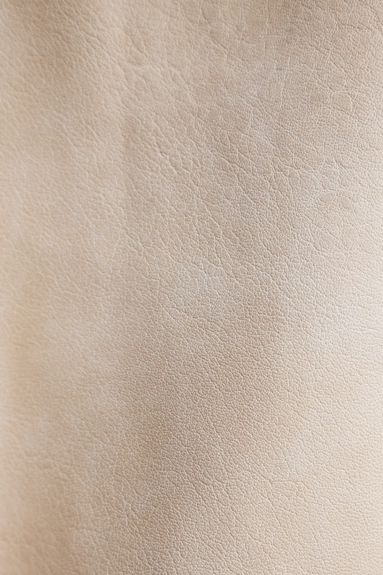 Jane | Cream faux leather sleeveless jacket