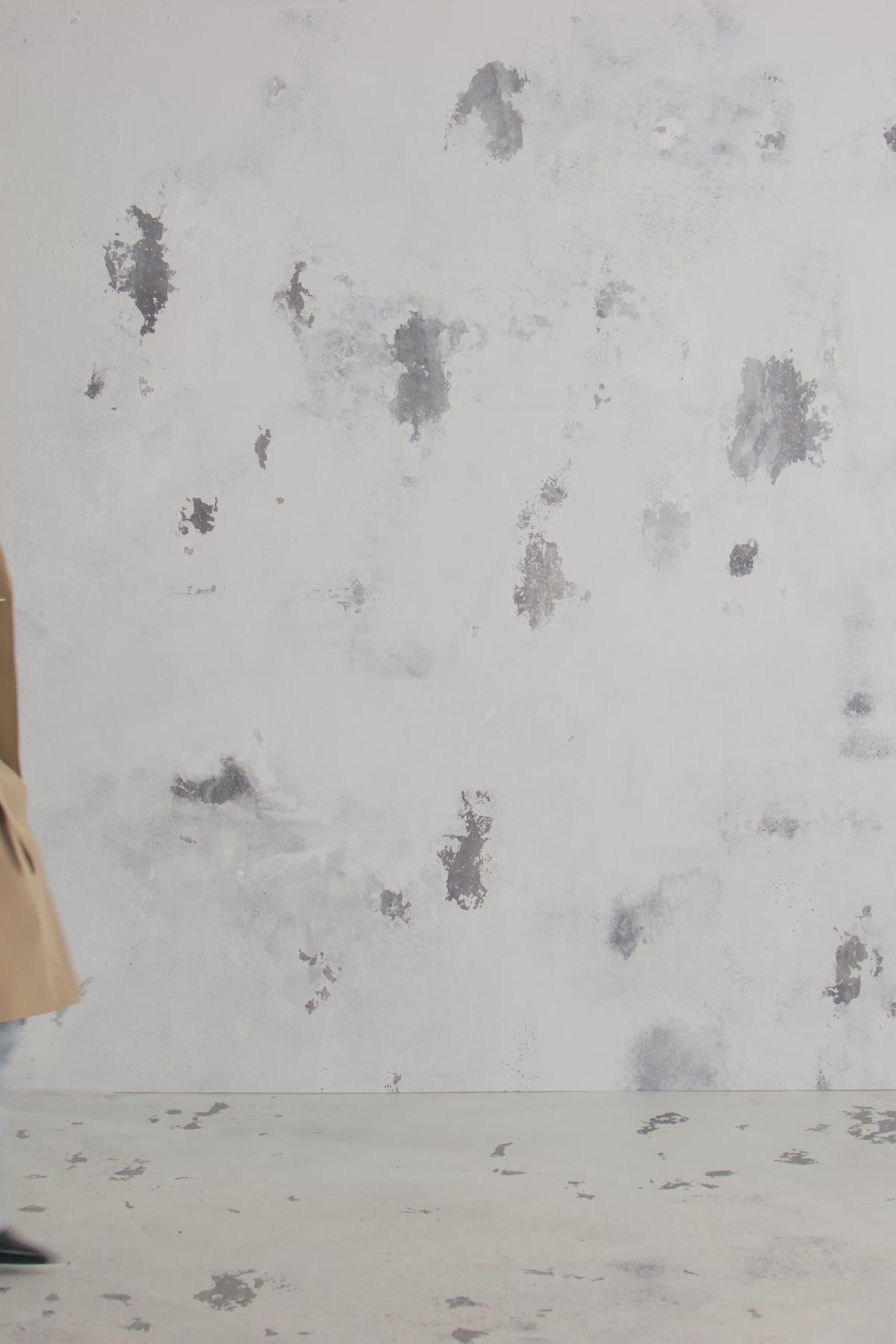 Warren Manteau long taupe à col tailleur JOELLE Collection