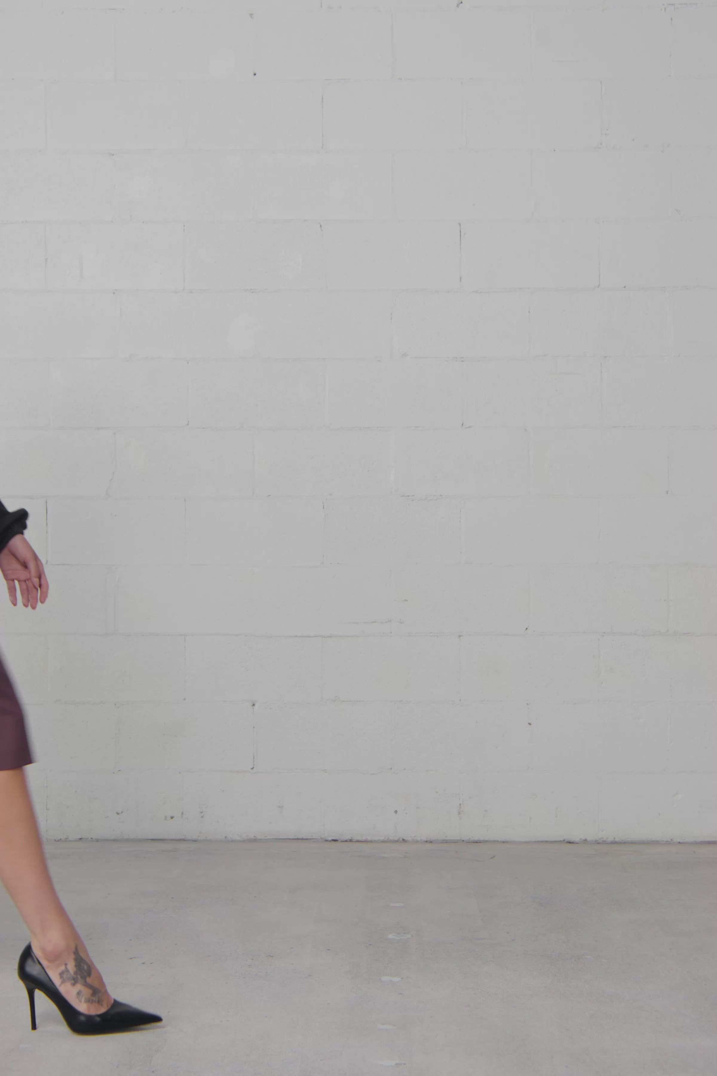 Jules | Wide leg short burgundy