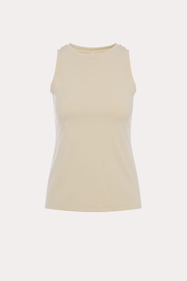 Louisa | Camisole crème à col rond