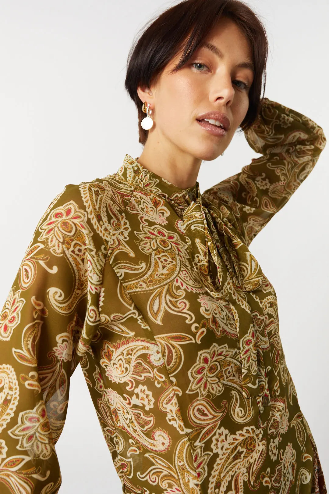 Robe combo paisley | Aya JOELLE Collection